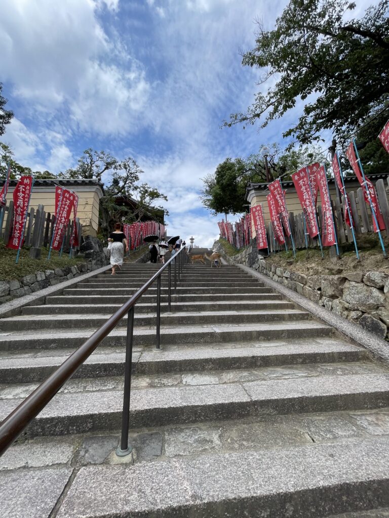 🔹南円堂へあがる階段
